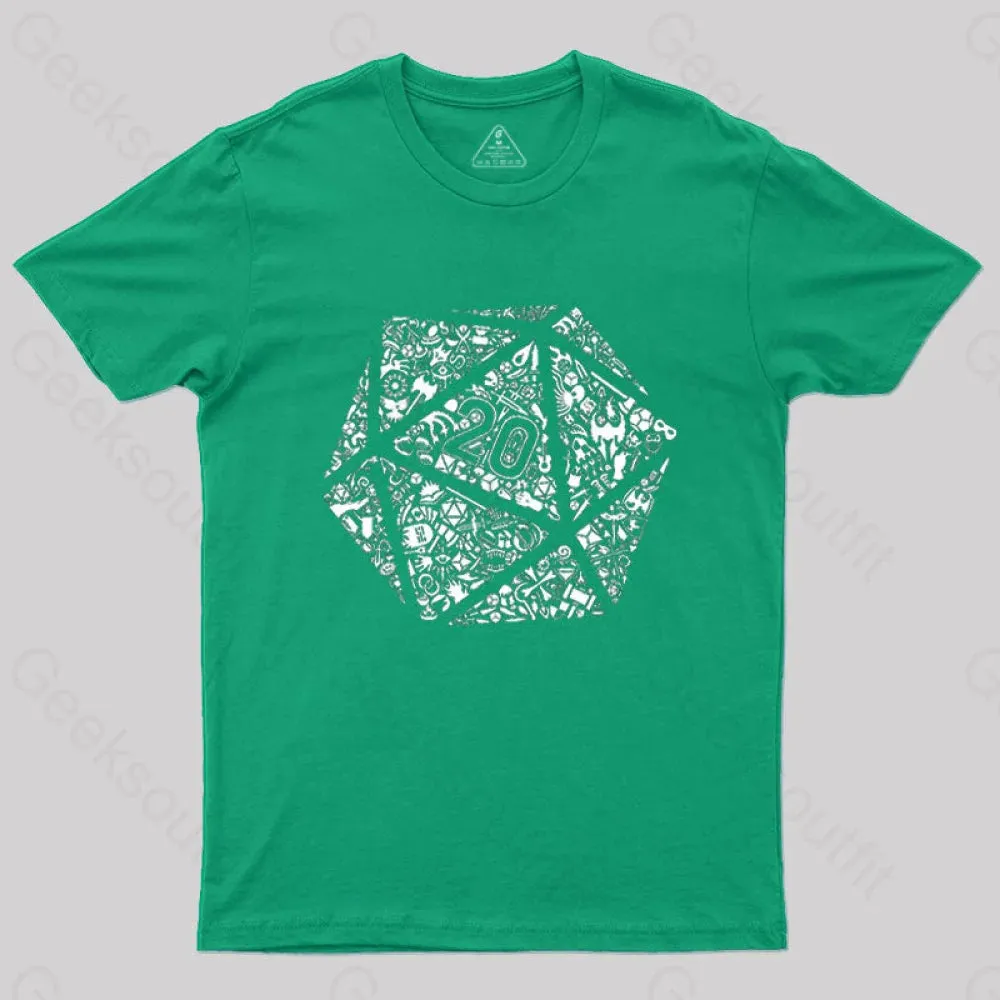 Mosaic D20 T-Shirt - Image 8