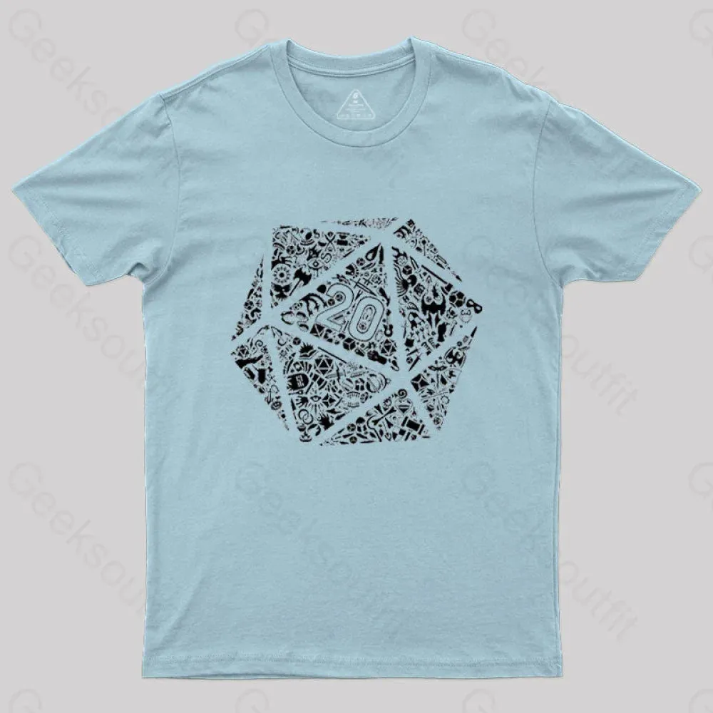 Mosaic D20 T-Shirt - Image 6
