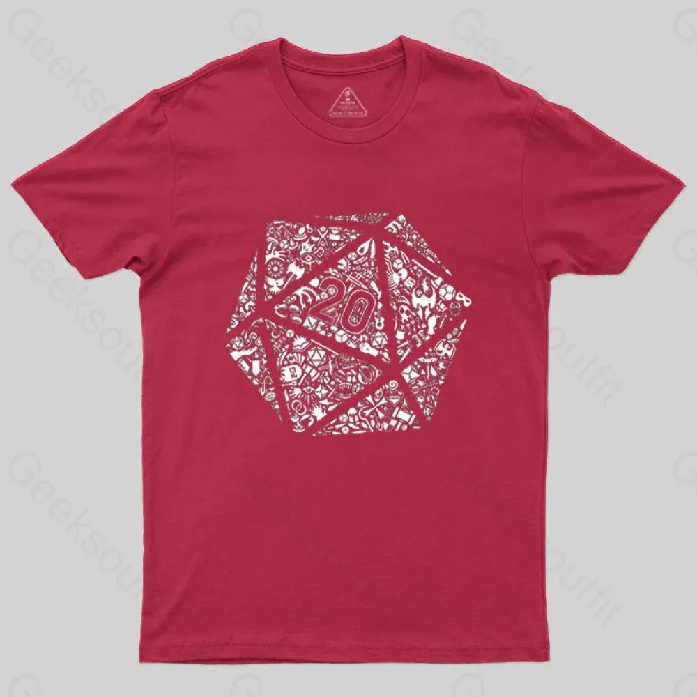 Mosaic D20 T-Shirt - Image 7