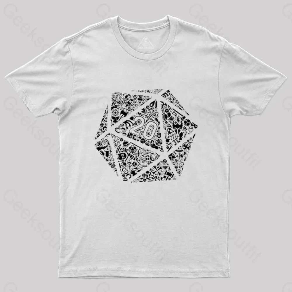 Mosaic D20 T-Shirt - Image 4
