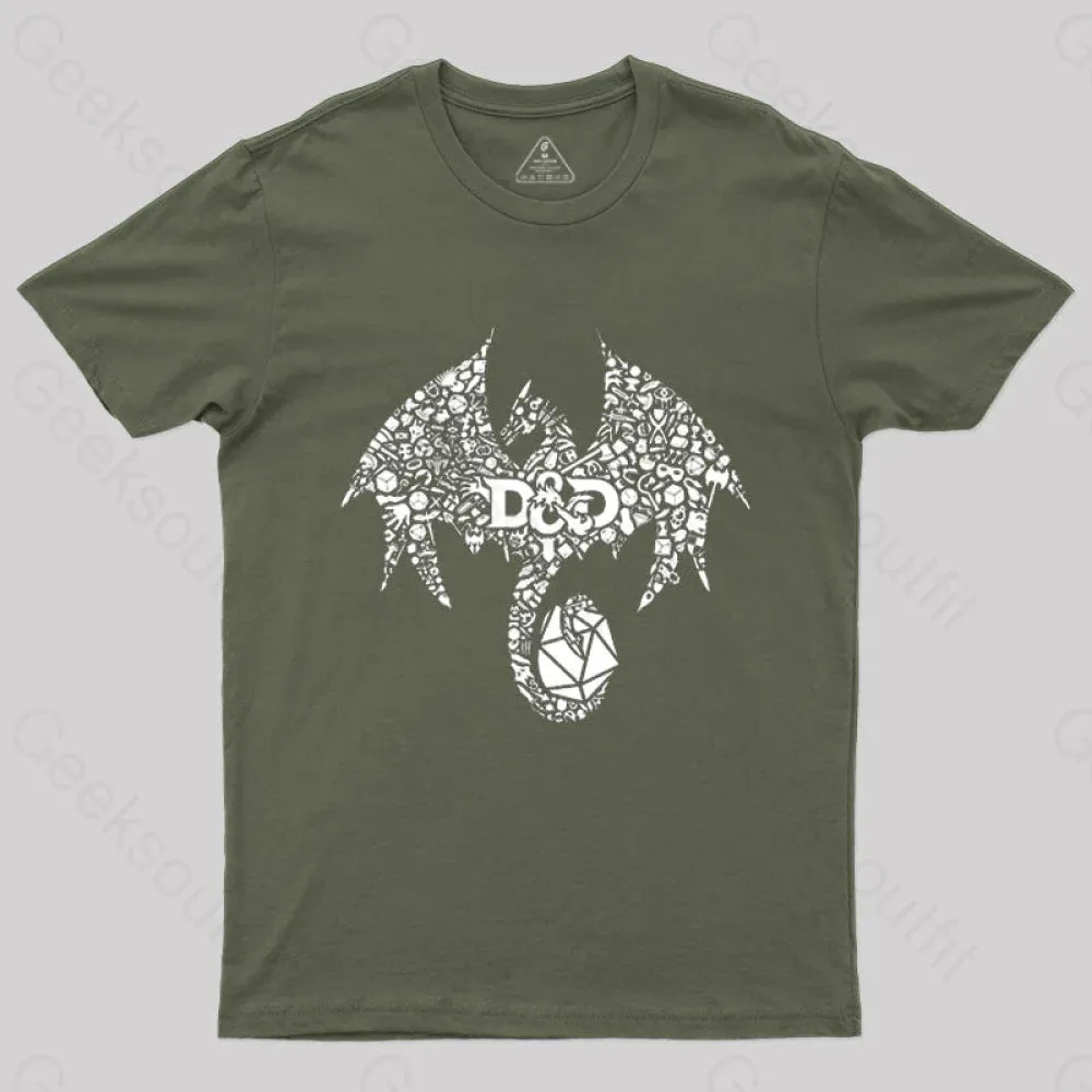 Mosaic Dragon T-Shirt - Image 3