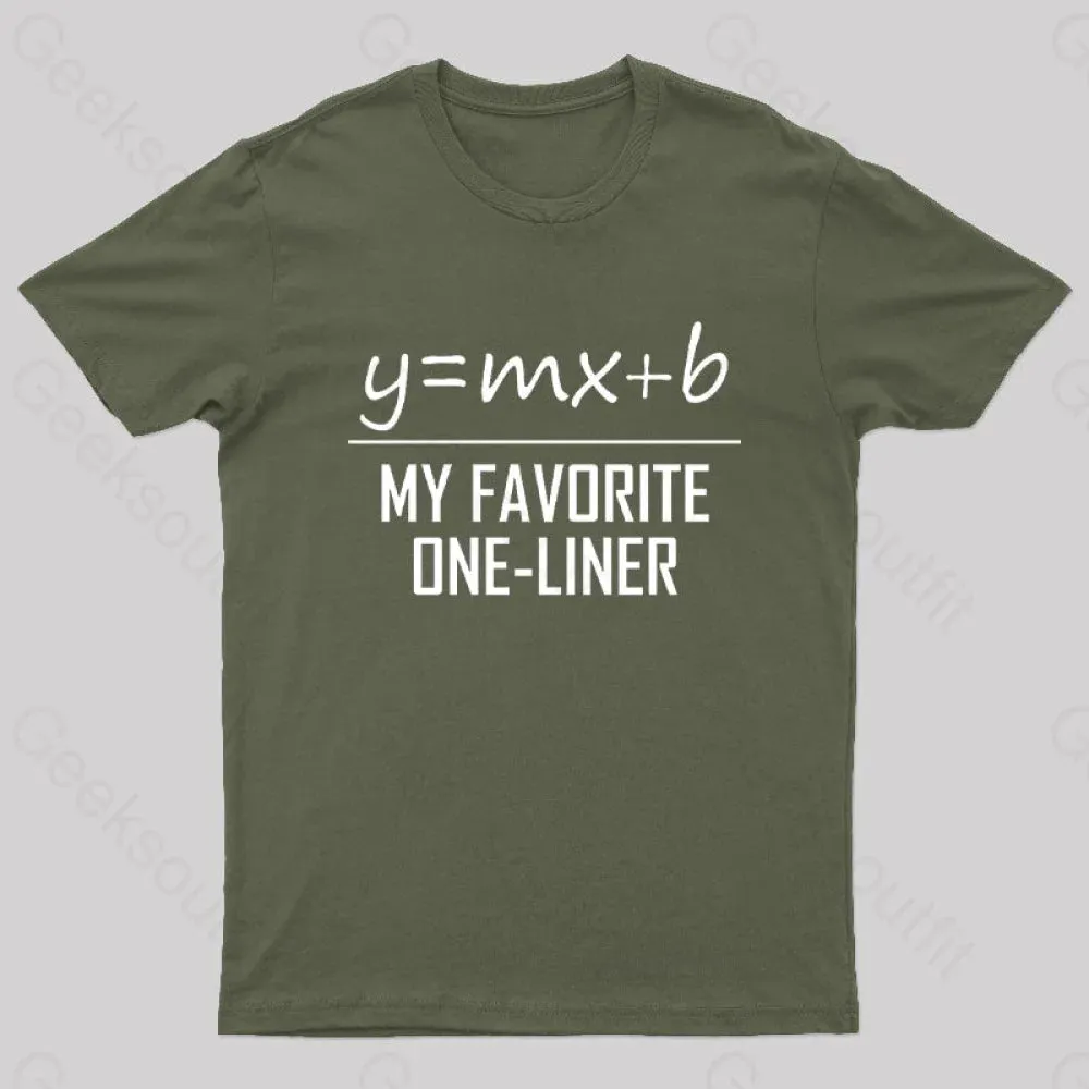 My Favorite One Liner Nerd T-Shirt - Image 3