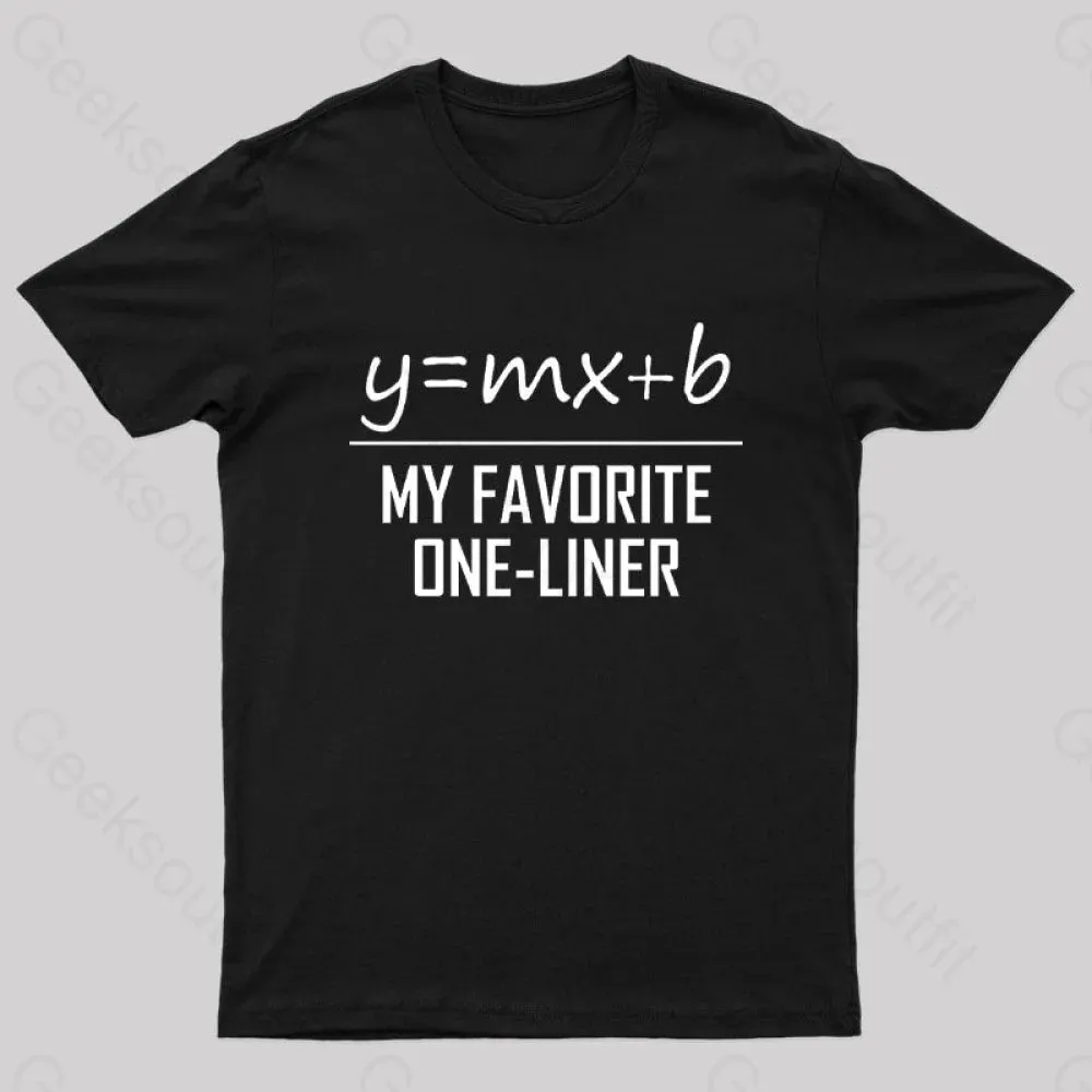 My Favorite One Liner Nerd T-Shirt - Image 2