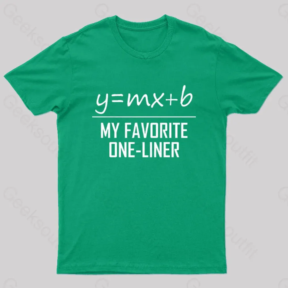 My Favorite One Liner Nerd T-Shirt - Image 4