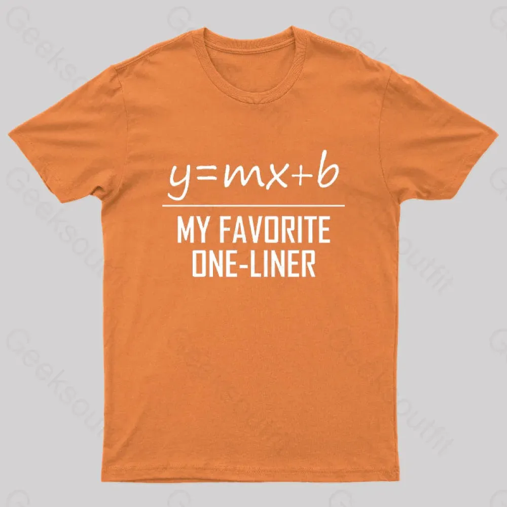 My Favorite One Liner Nerd T-Shirt - Image 7