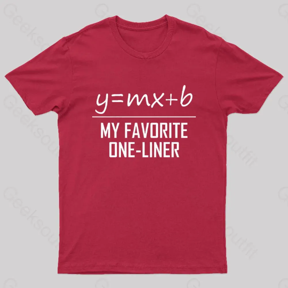 My Favorite One Liner Nerd T-Shirt - Image 5