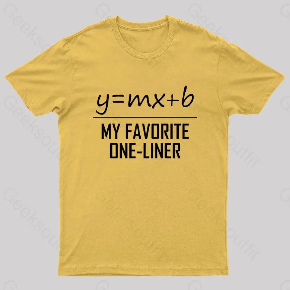 My Favorite One Liner Nerd T-Shirt - Image 8