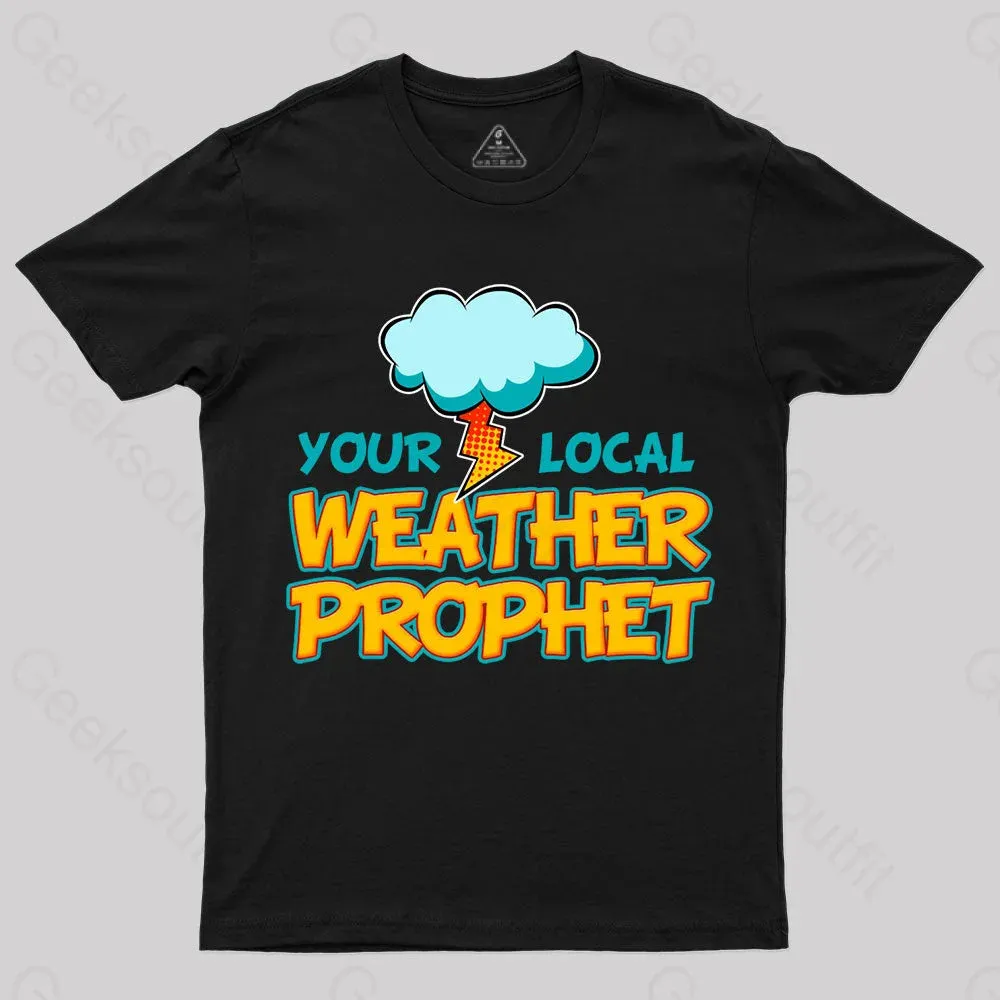 My Kid Is A Weather Prophet Nerd T-Shirt - Image 2