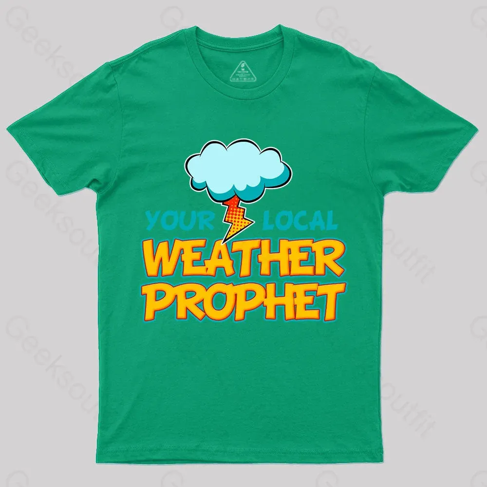 My Kid Is A Weather Prophet Nerd T-Shirt - Image 4