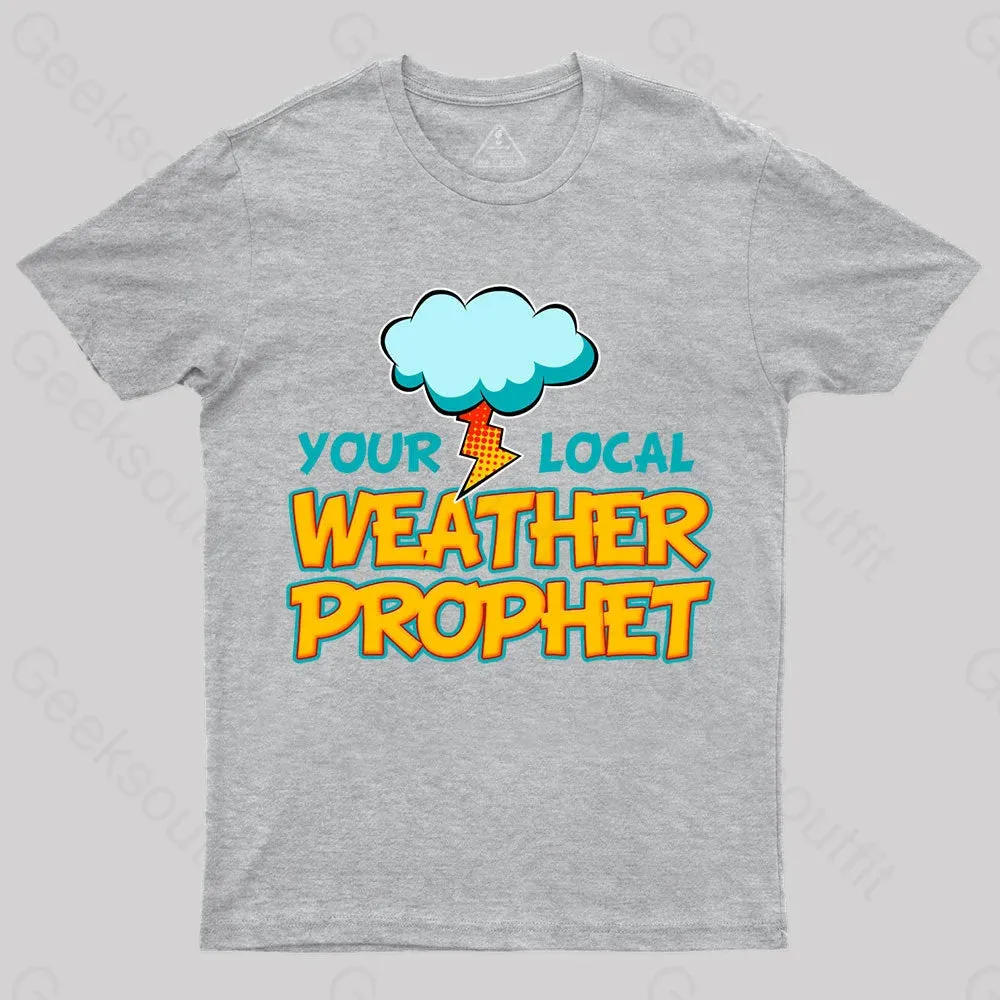 My Kid Is A Weather Prophet Nerd T-Shirt - Image 7