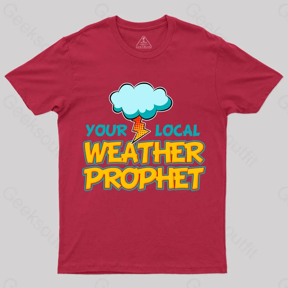 My Kid Is A Weather Prophet Nerd T-Shirt - Image 5
