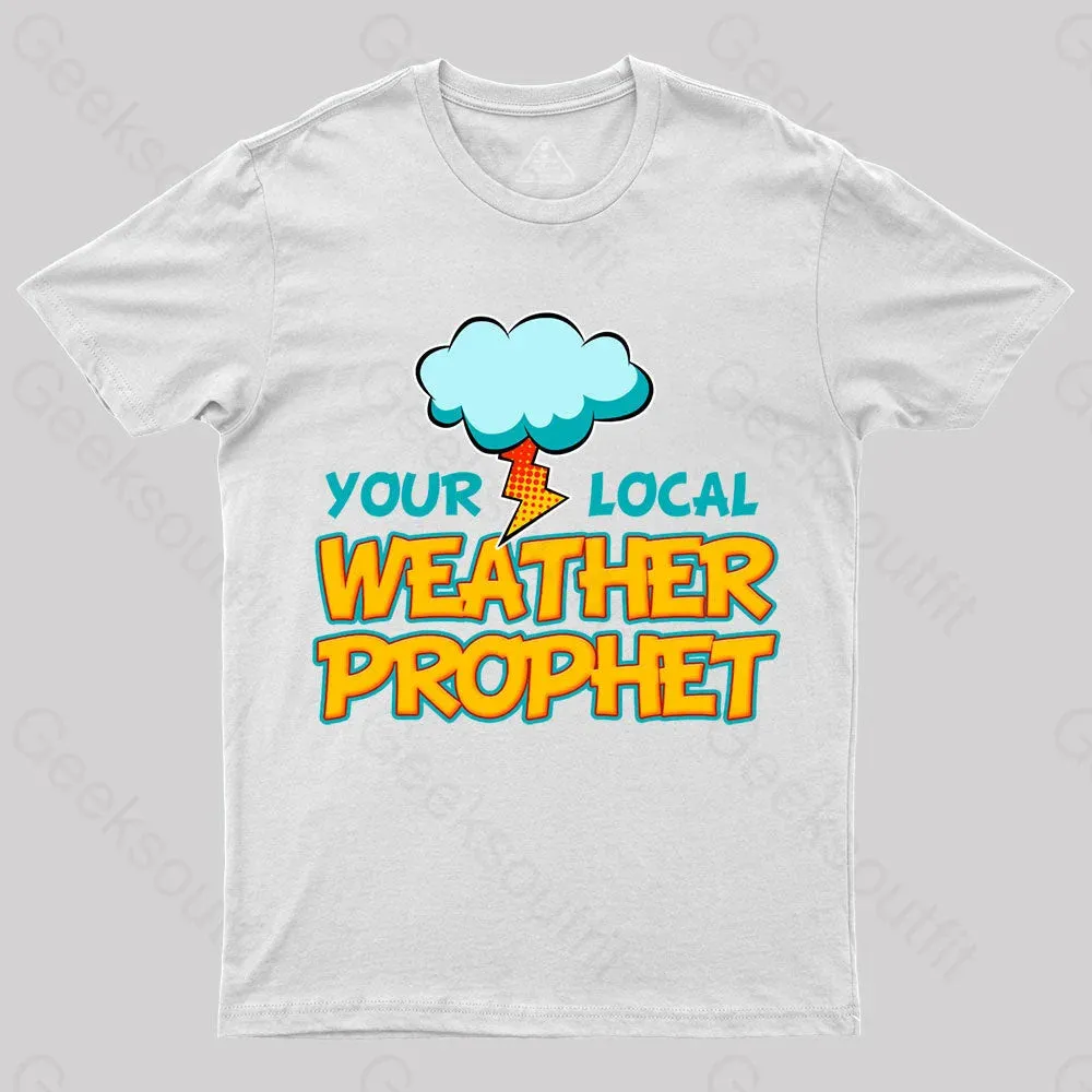 My Kid Is A Weather Prophet Nerd T-Shirt - Image 6