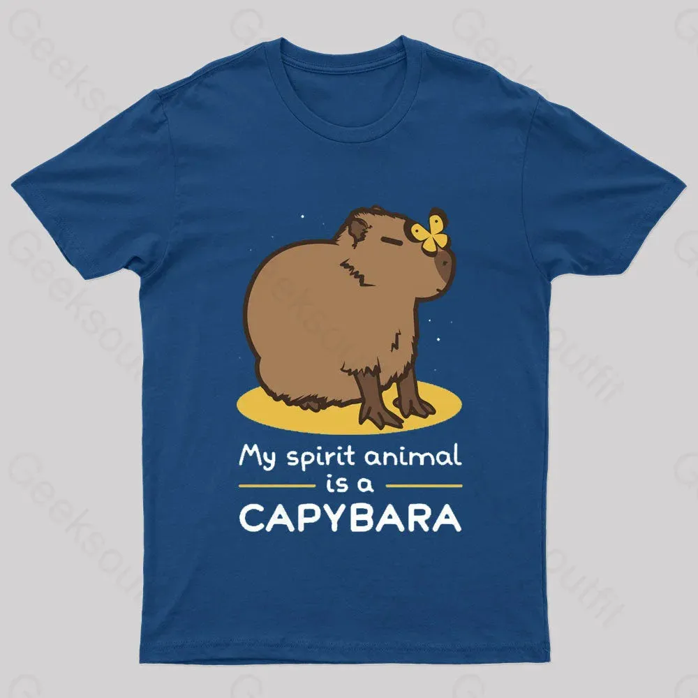 My Spirit Animal Is A Capybara Geek T-Shirt