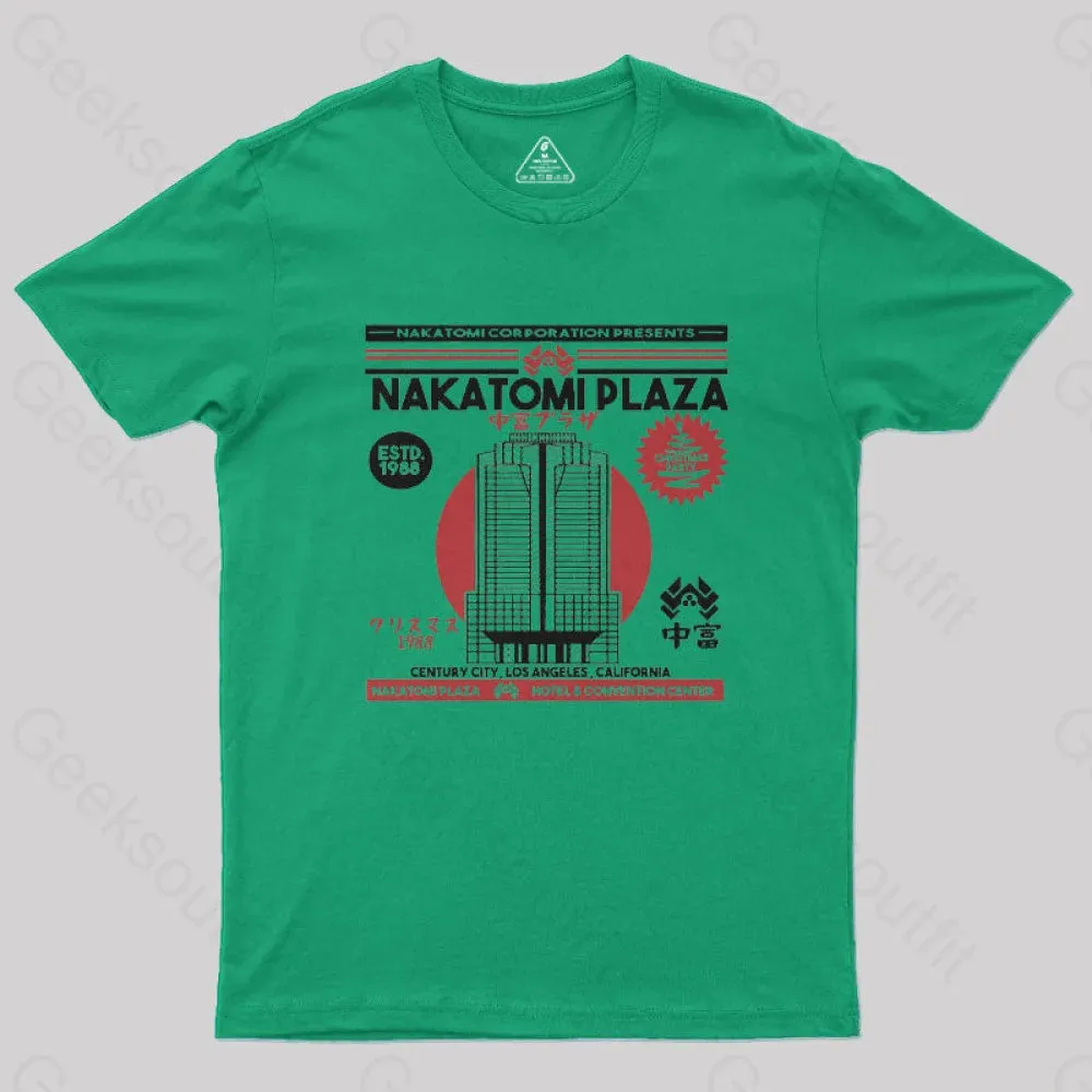 Alternative view of Nakatomi Plaza Geek T-Shirt
