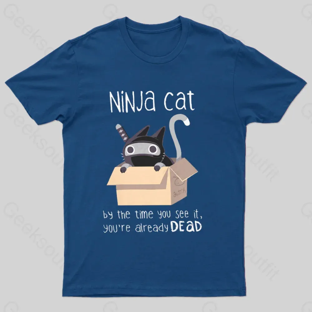 Ninja Cat T-Shirt - Image 2