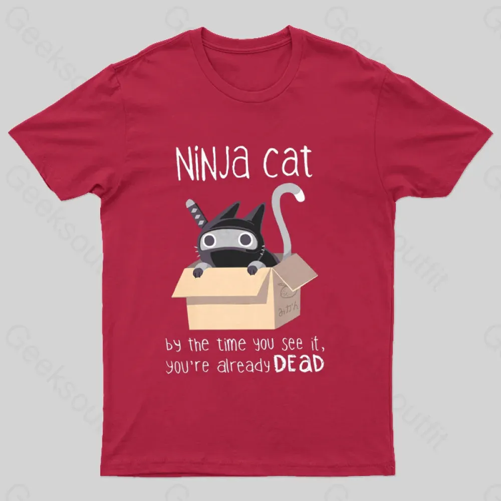 Ninja Cat T-Shirt - Image 3