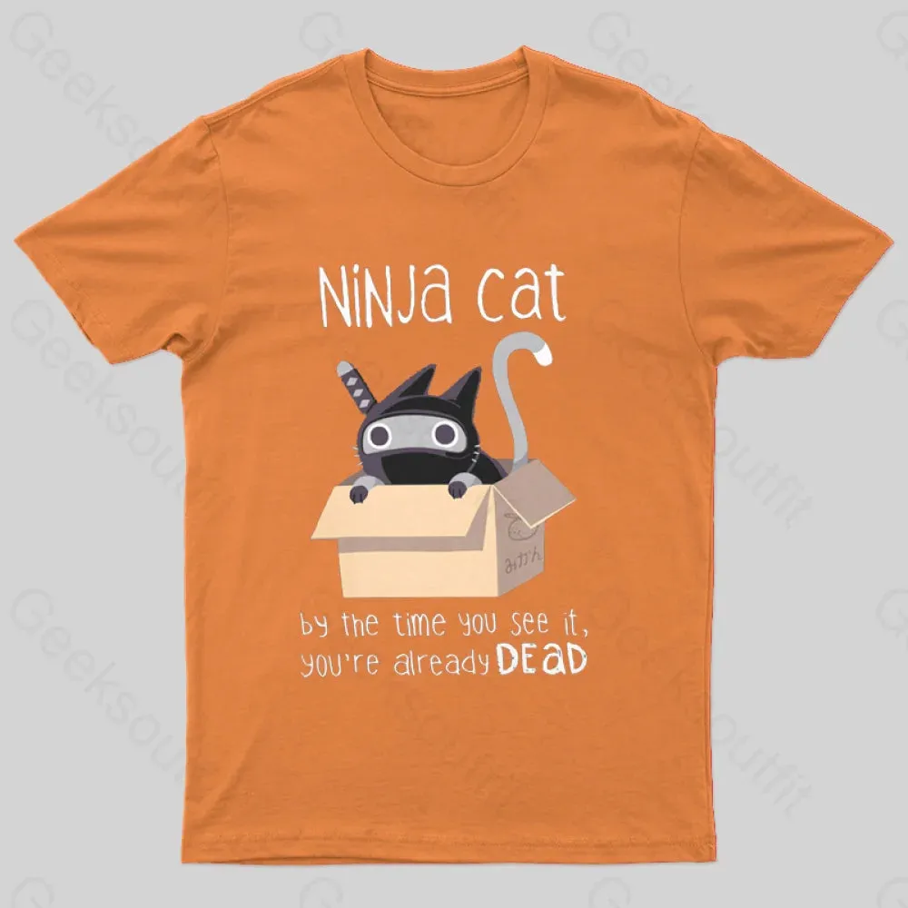 Ninja Cat T-Shirt - Image 5