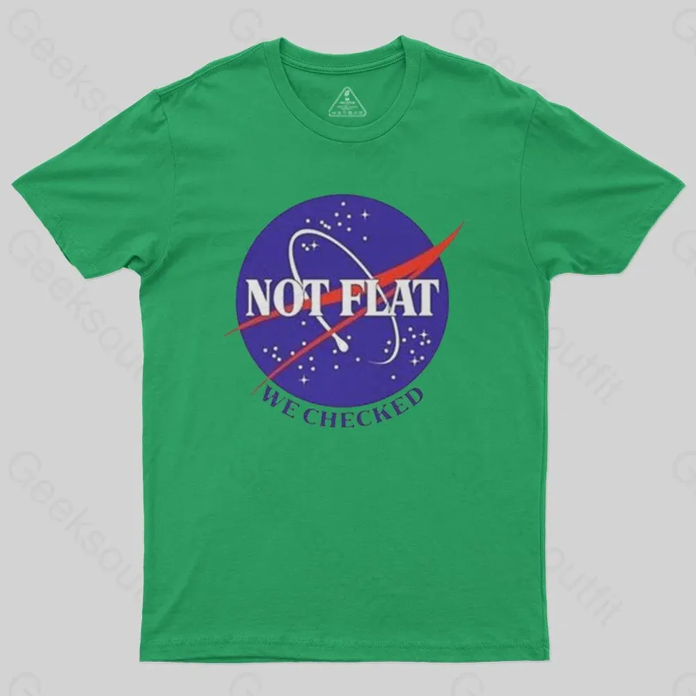 Not Flat Science Nerd T-shirt - Image 7