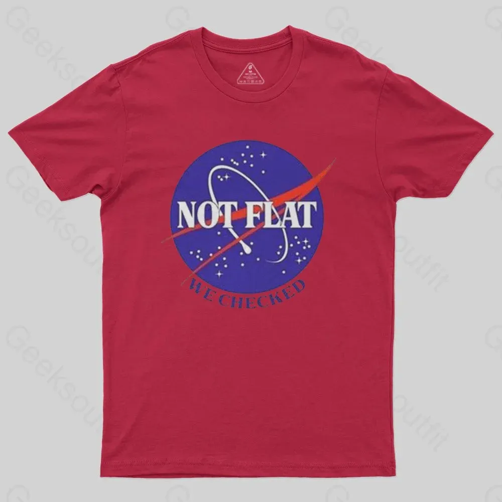 Not Flat Science Nerd T-shirt - Image 5