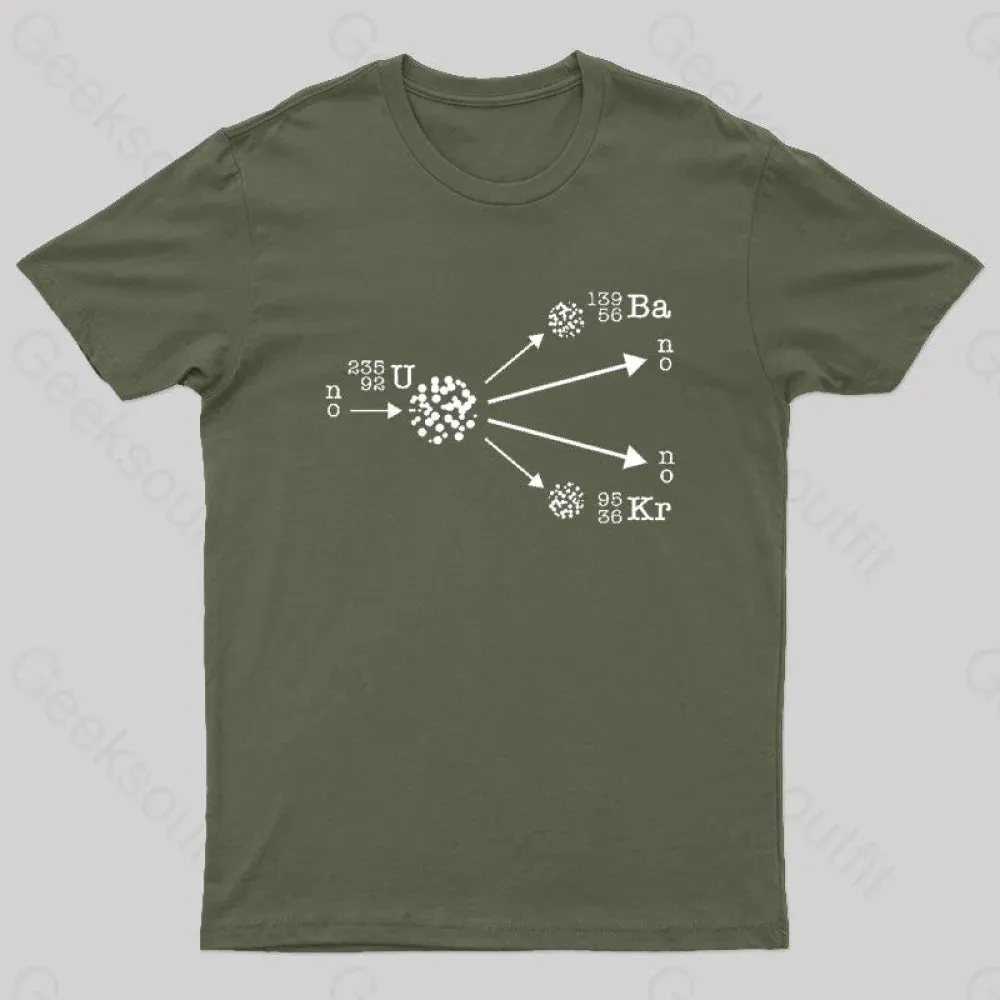 Nuclear Fission Nuclear Physicist Cool Geek T-Shirt - Image 3