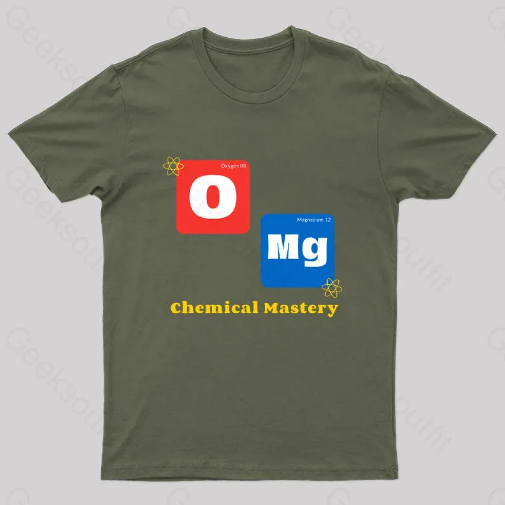 Omg Chemistry Mastery Nerd T-Shirt - Image 2
