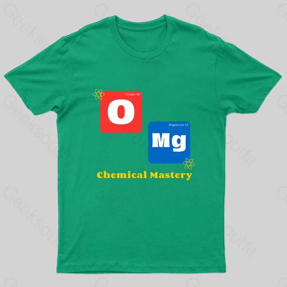 Omg Chemistry Mastery Nerd T-Shirt - Image 4