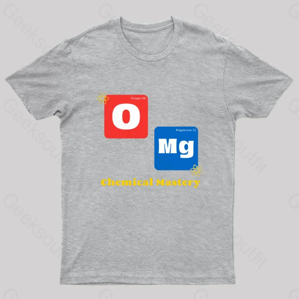 Omg Chemistry Mastery Nerd T-Shirt - Image 6