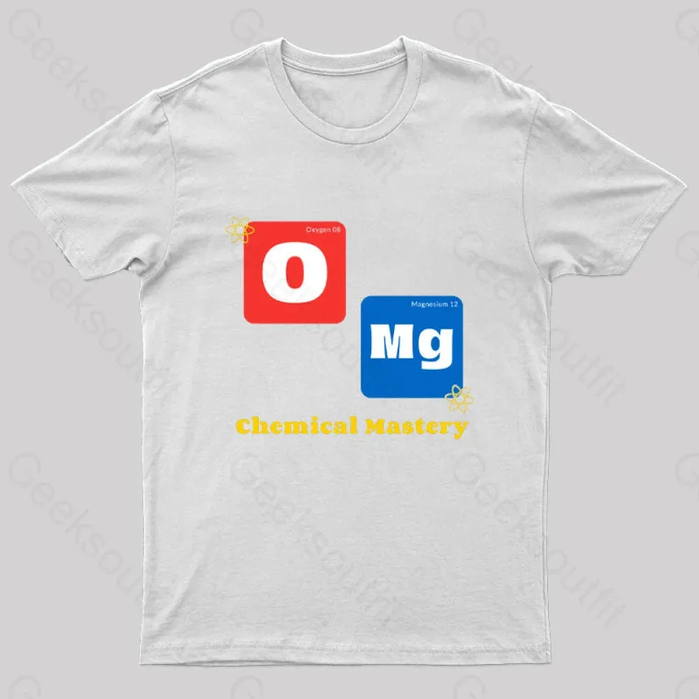 Omg Chemistry Mastery Nerd T-Shirt - Image 7