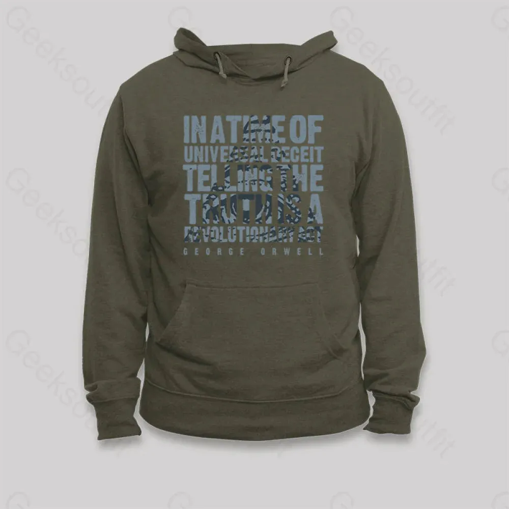 Alternative view of Orwellian Truth Hoodie