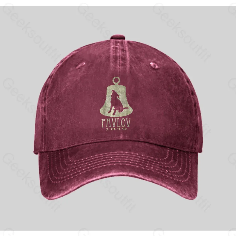 Pavlov's Dog Washed Vintage Baseball Cap - Image 4