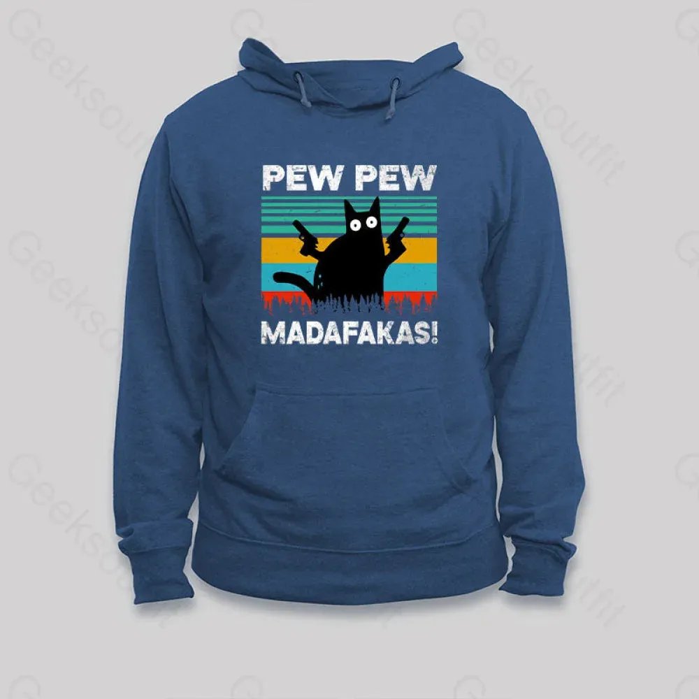 Alternative view of Pew Pew Madafakas Hoodie