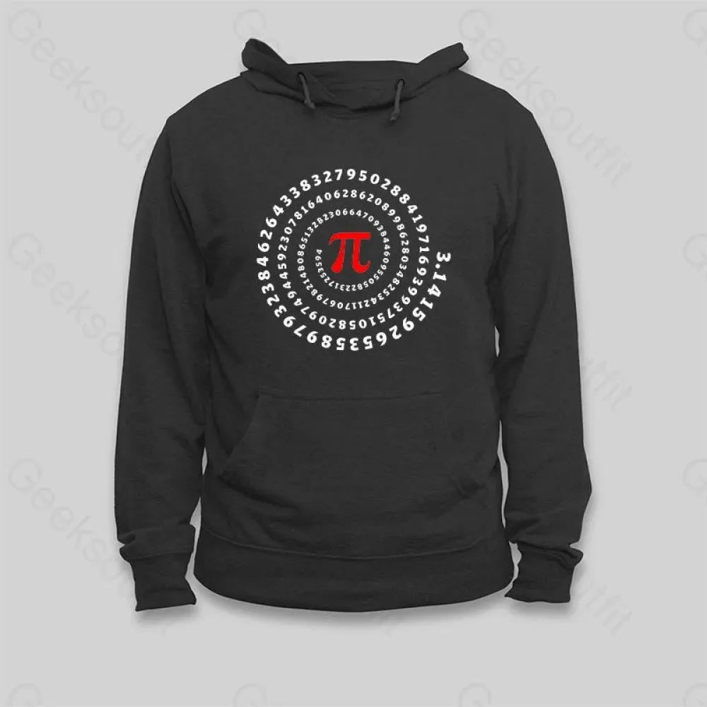 Alternative view of Pi Science Number Sequence Classic Hoodie