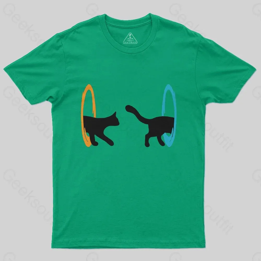 Portal Cat T-Shirt - Image 7