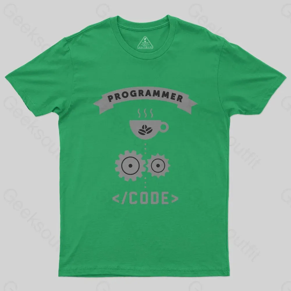 Programmer Coffee Code T-Shirt - Image 7