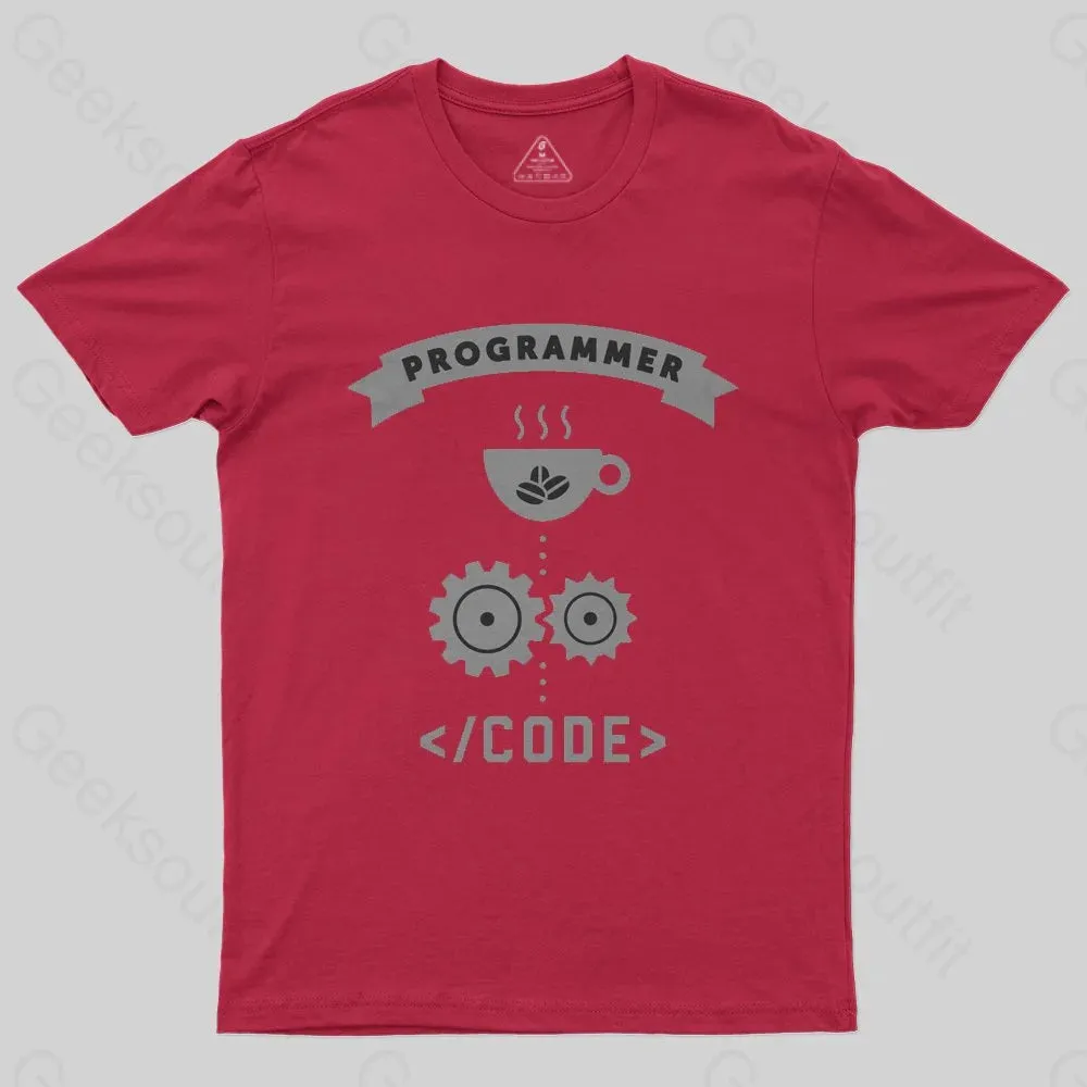 Programmer Coffee Code T-Shirt - Image 6