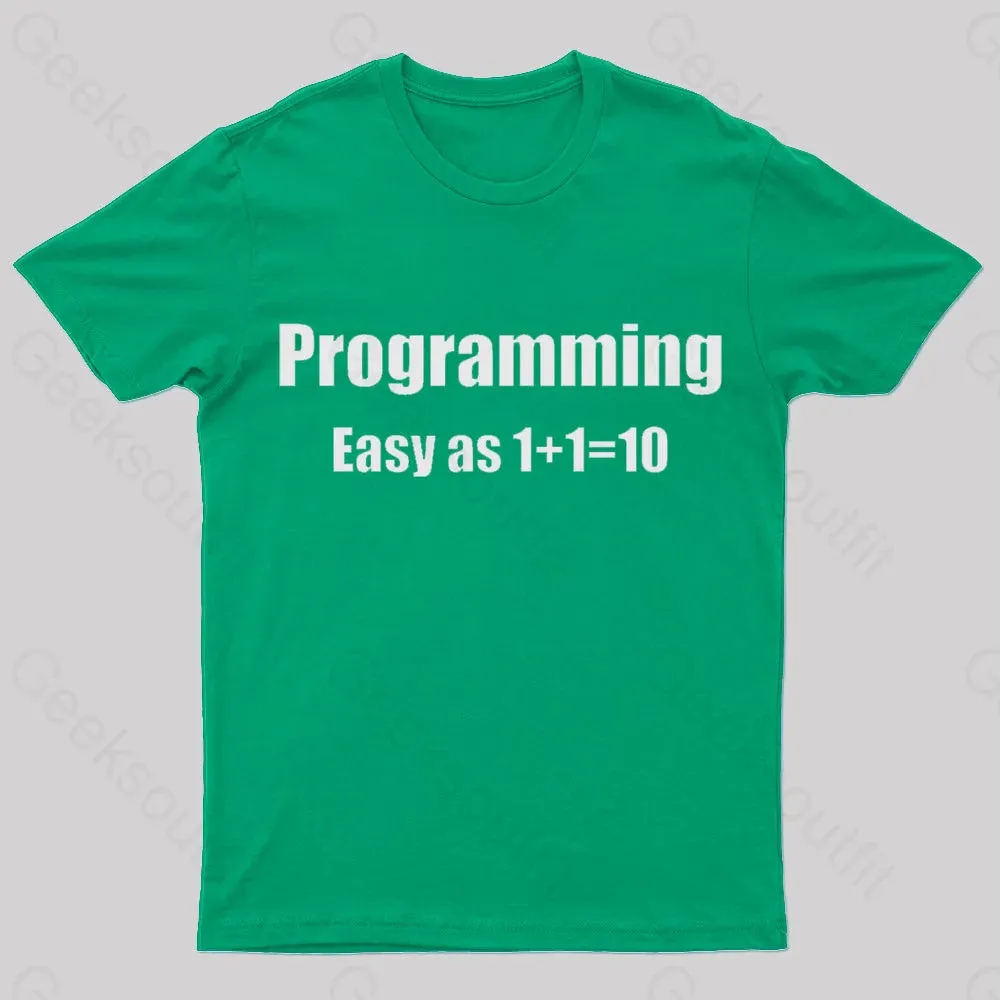 Programming Binary Joke Geek T-Shirt - Image 6