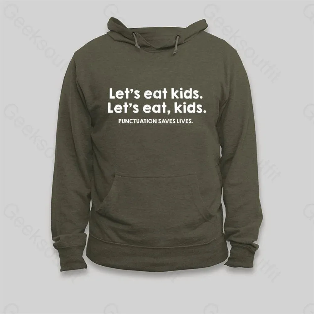 Punctuation Saves Lives Hoodie - Image 5