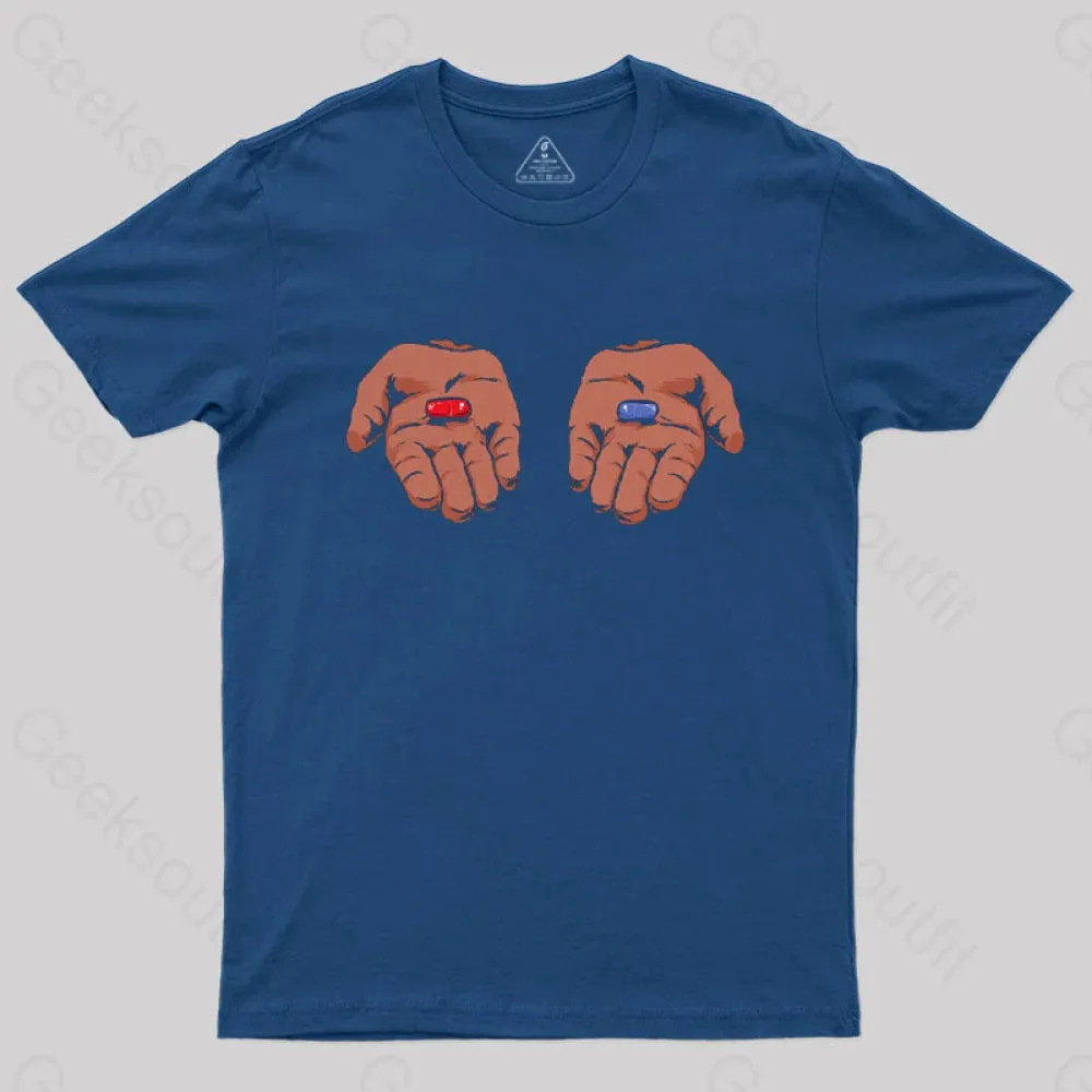 Alternative view of Red Or Blue Pill T-shirt