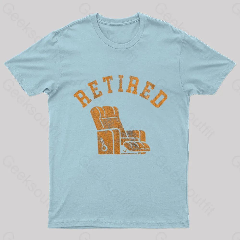 Retired Recliner Nerd T-Shirt - Image 7