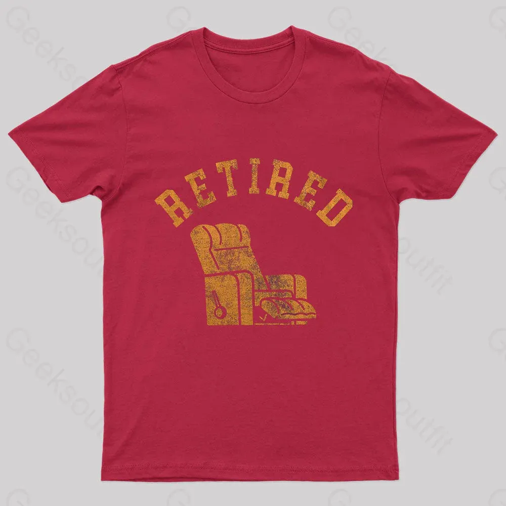 Retired Recliner Nerd T-Shirt - Image 5