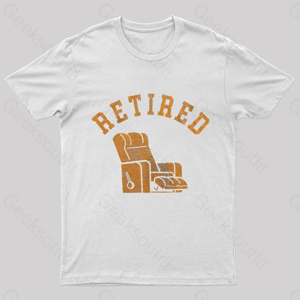 Retired Recliner Nerd T-Shirt - Image 8