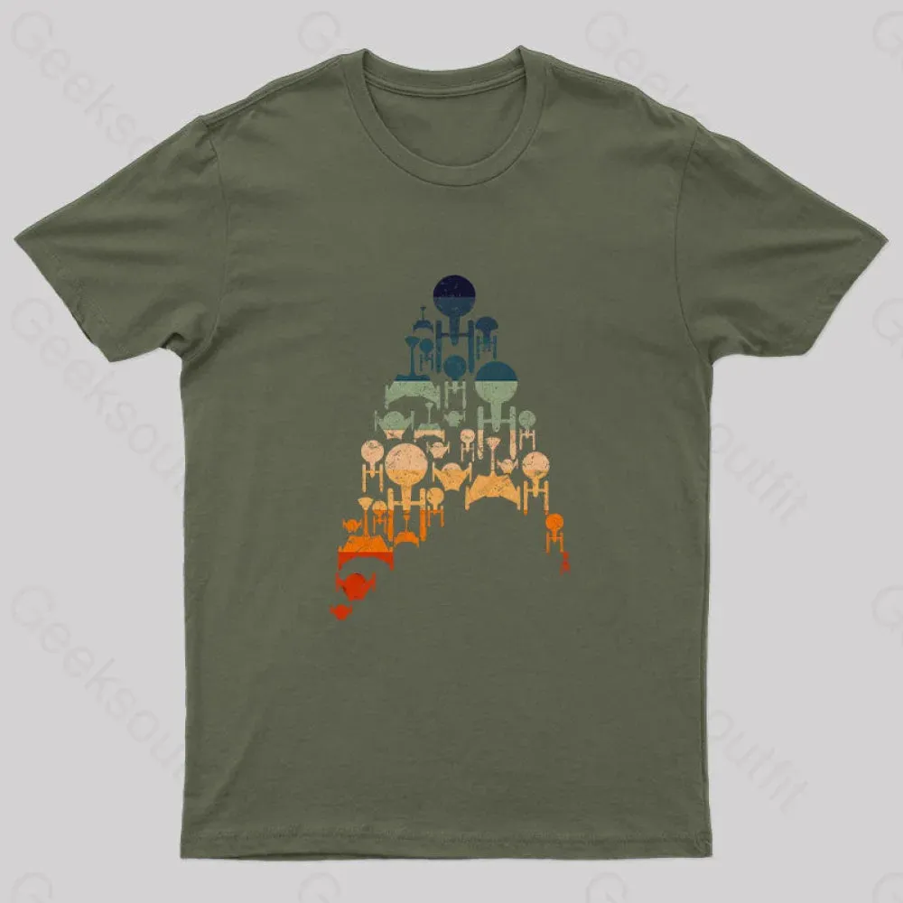 Retro Scifi Space Nerd T-Shirt