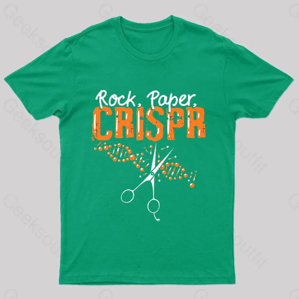 Rock Paper Chrispr Nerd T-Shirt - Image 4