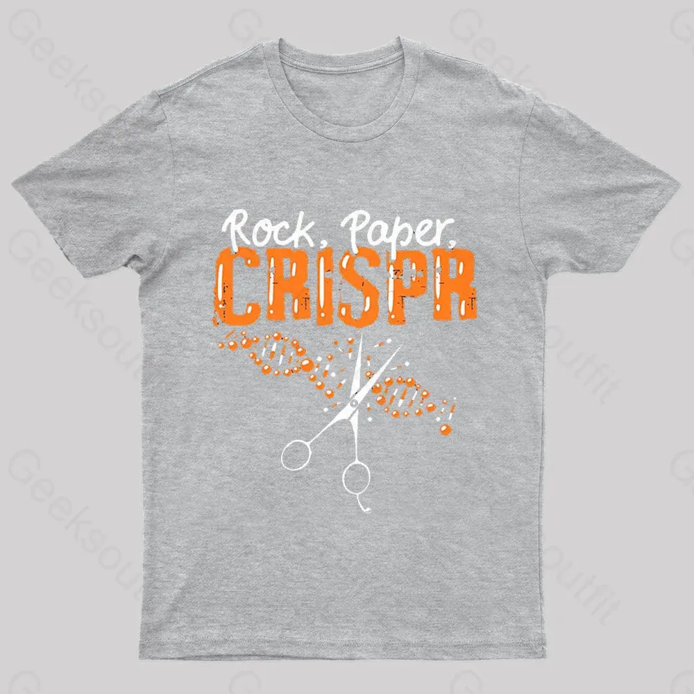 Rock Paper Chrispr Nerd T-Shirt - Image 6