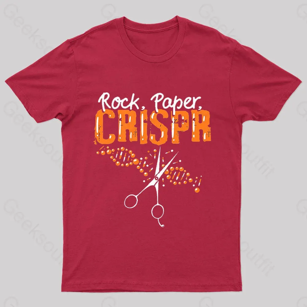 Rock Paper Chrispr Nerd T-Shirt - Image 5