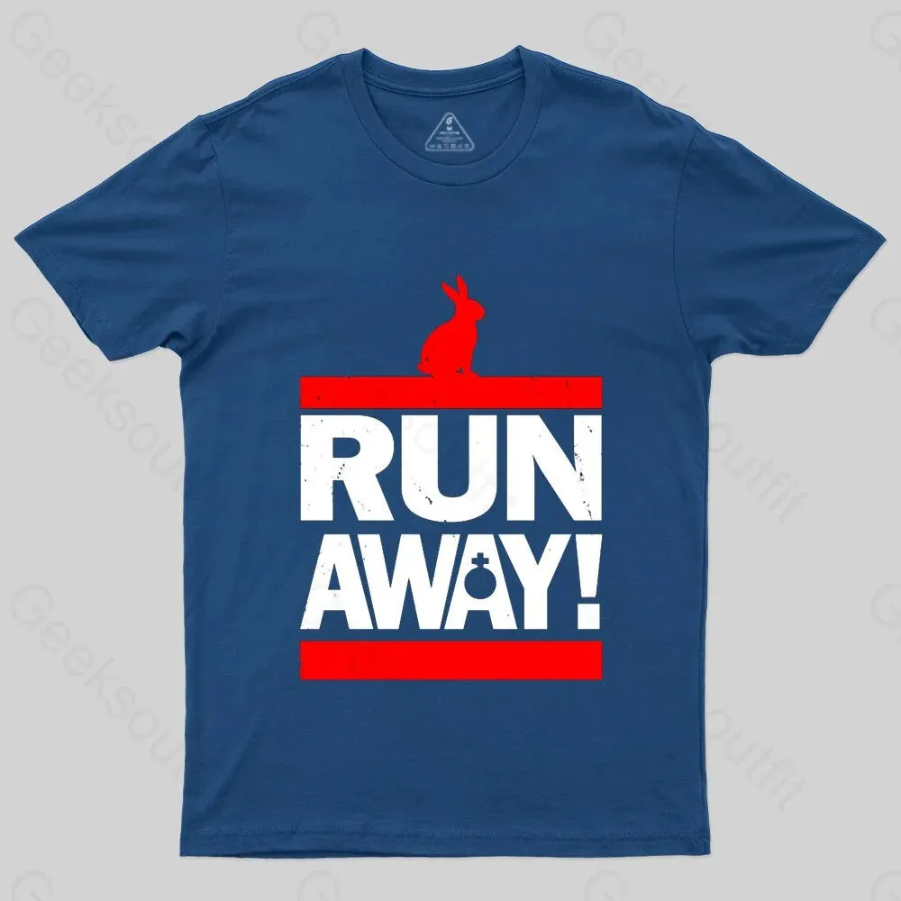 Run Away from the Rabbit! T-Shirt - Image 2