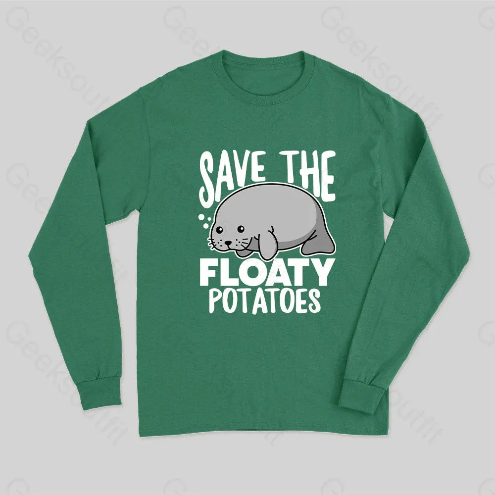 Save the Floaty Potato Long Sleeve T-Shirt - Image 3