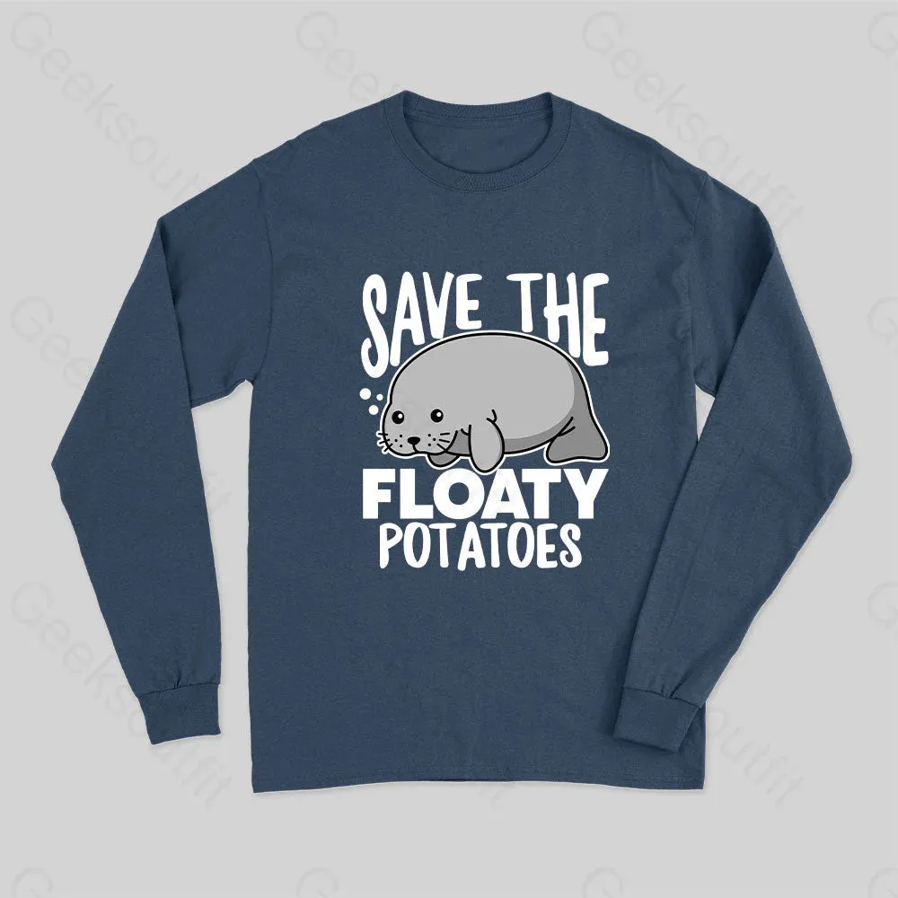 Save the Floaty Potato Long Sleeve T-Shirt - Image 2