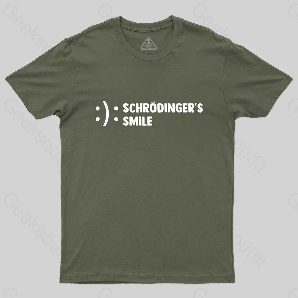 Schr?dinger's Smile T-Shirt - Image 3
