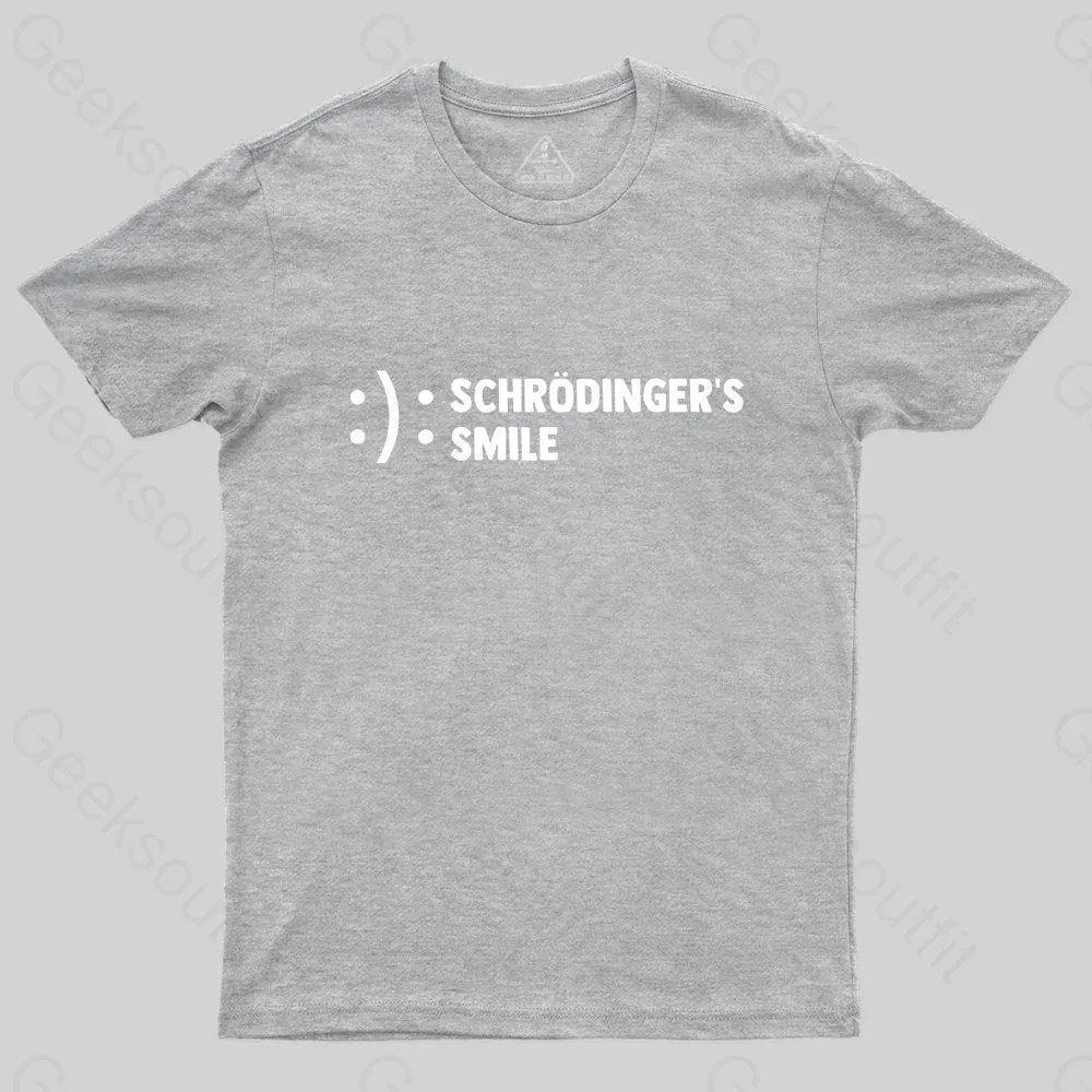 Schr?dinger's Smile T-Shirt - Image 4